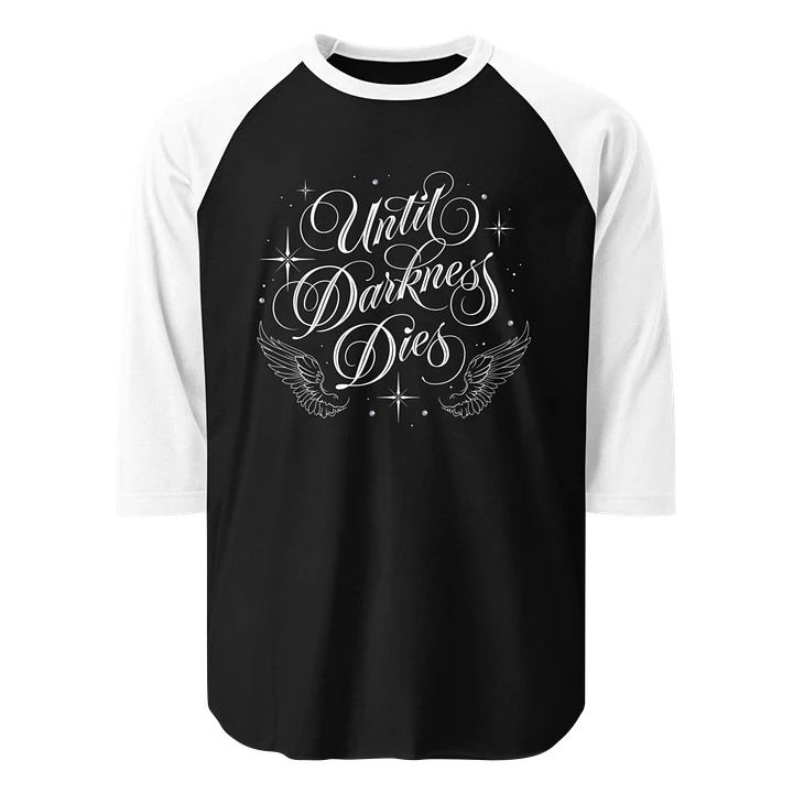 Until Darkness Dies (wings design) Fine Jersey Raglan Tee product image (1)