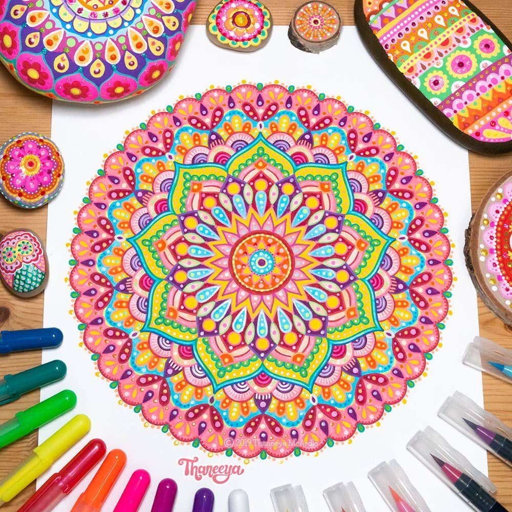 Detailed Mandala Coloring Pages product image (12)