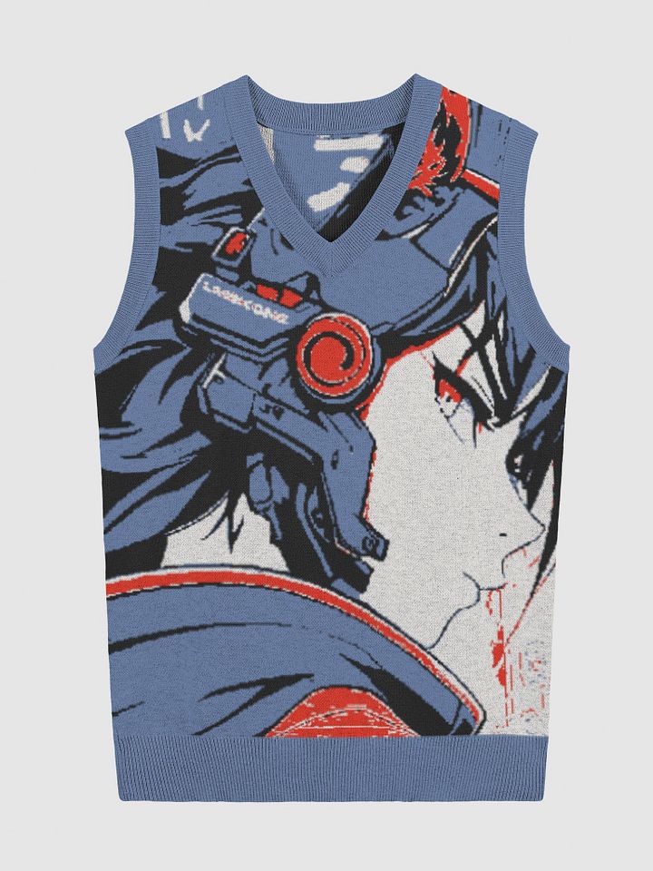 Futuristic Vibe V-Neck Vest product image (4)