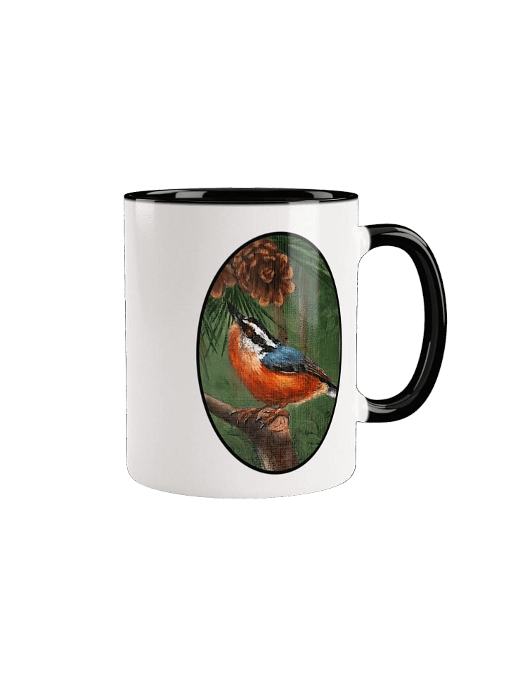 Red Breasted Nuthatch Ceramic Mug product image (4)