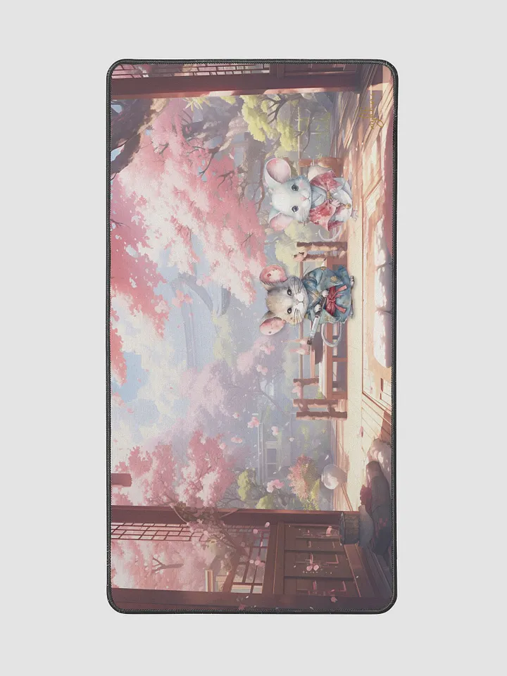 Sakura Snowstorm Desk Mat | Large 15.5