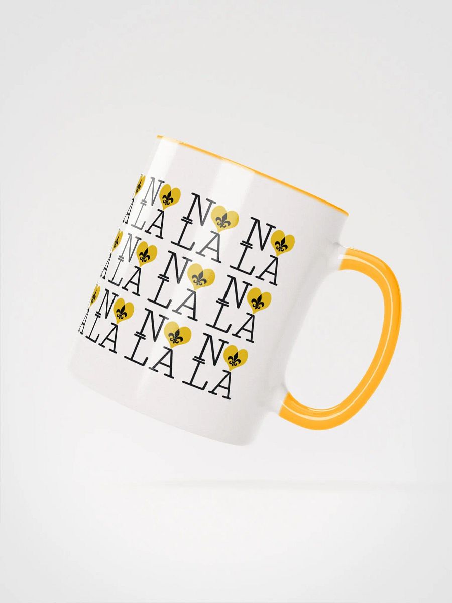 I LOVE NOLA **LEGACY COLOR MUG** (GOLD HEART INFINITY WALL) product image (7)
