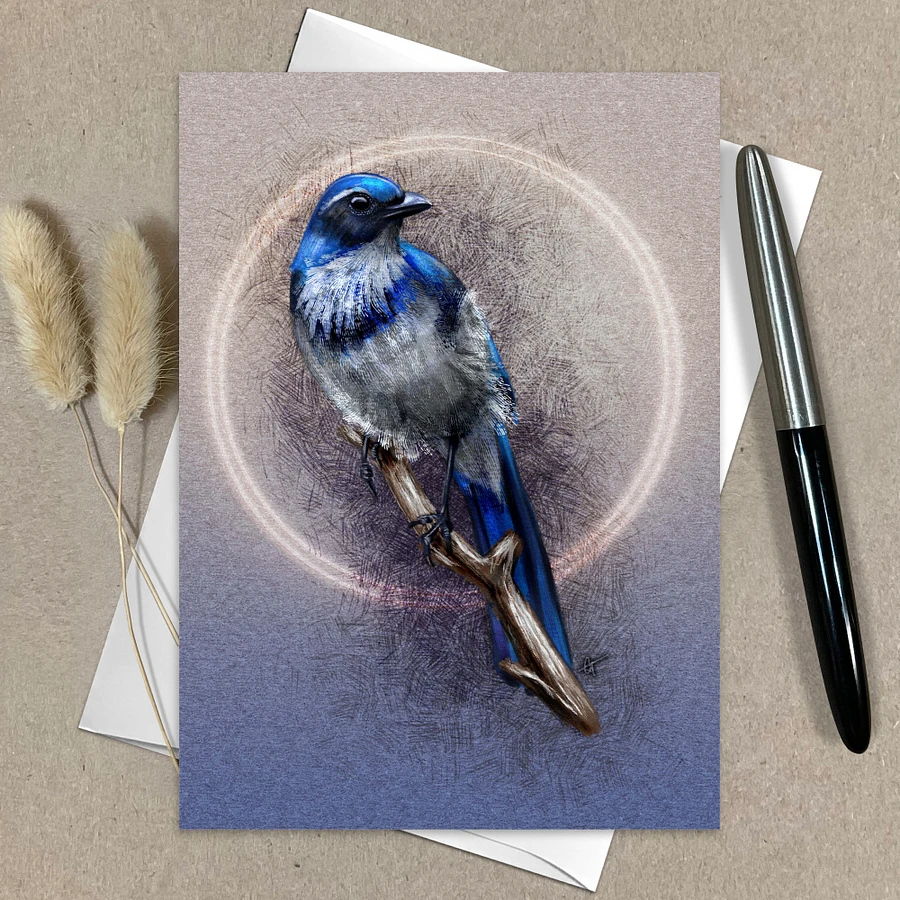 Illustrated Birds Variety Pack Greeting Cards, 5x7” Note Cards, 6 Pack, Blank Inside, with Envelopes product image (7)