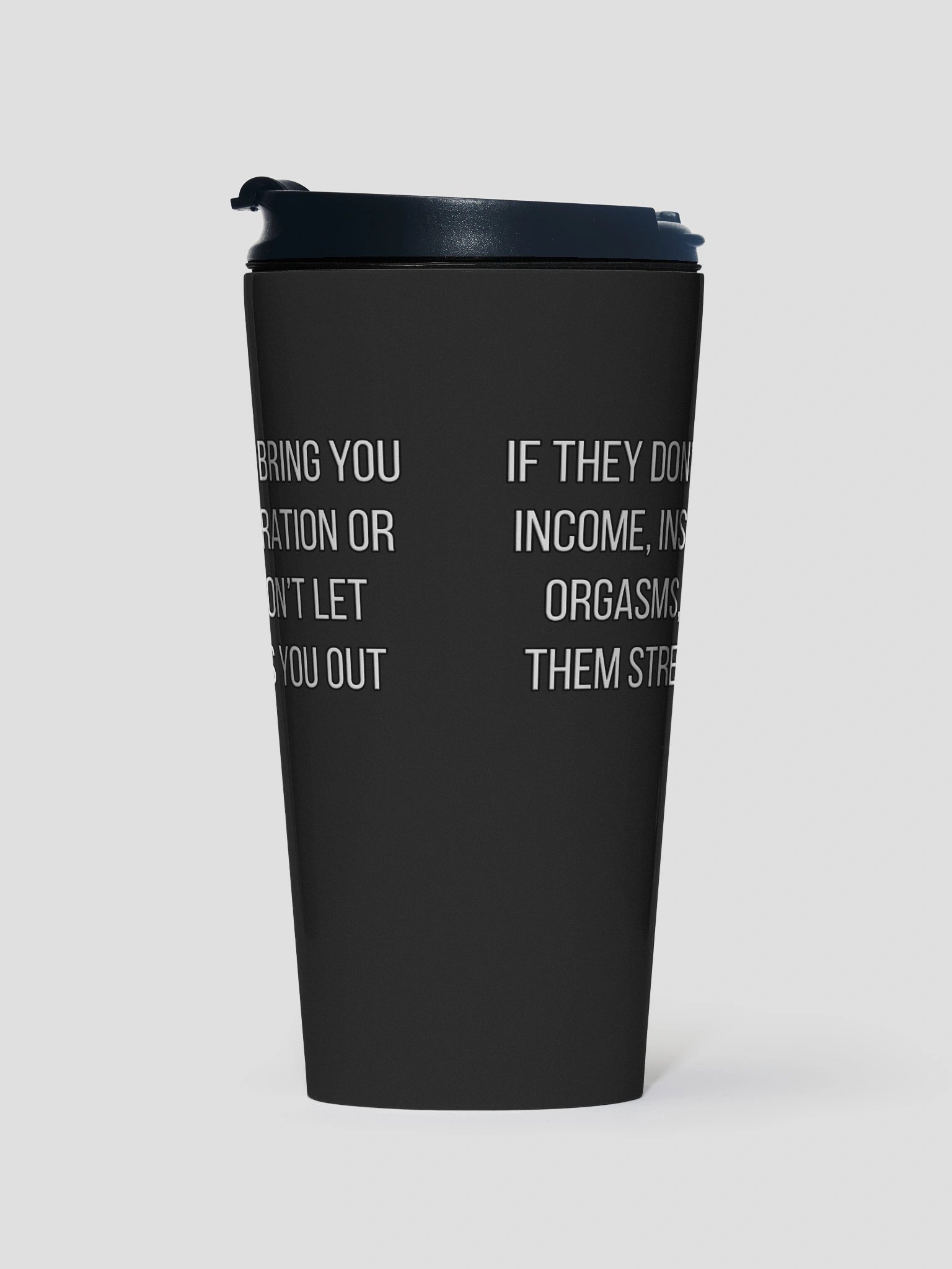 nope snark - stress you travel mug product image (1)