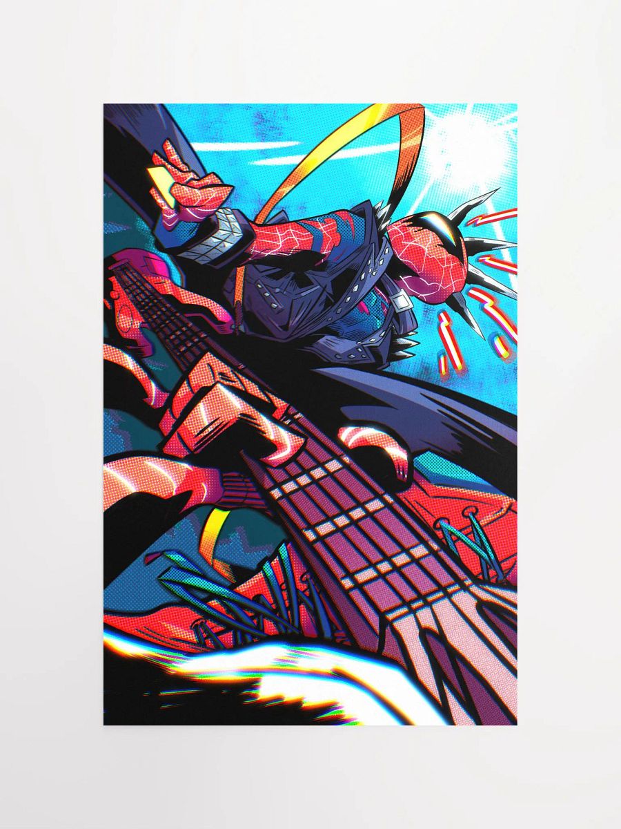 ANARACHNID PRINT - OLD SKOOL RED & BLUE product image (4)