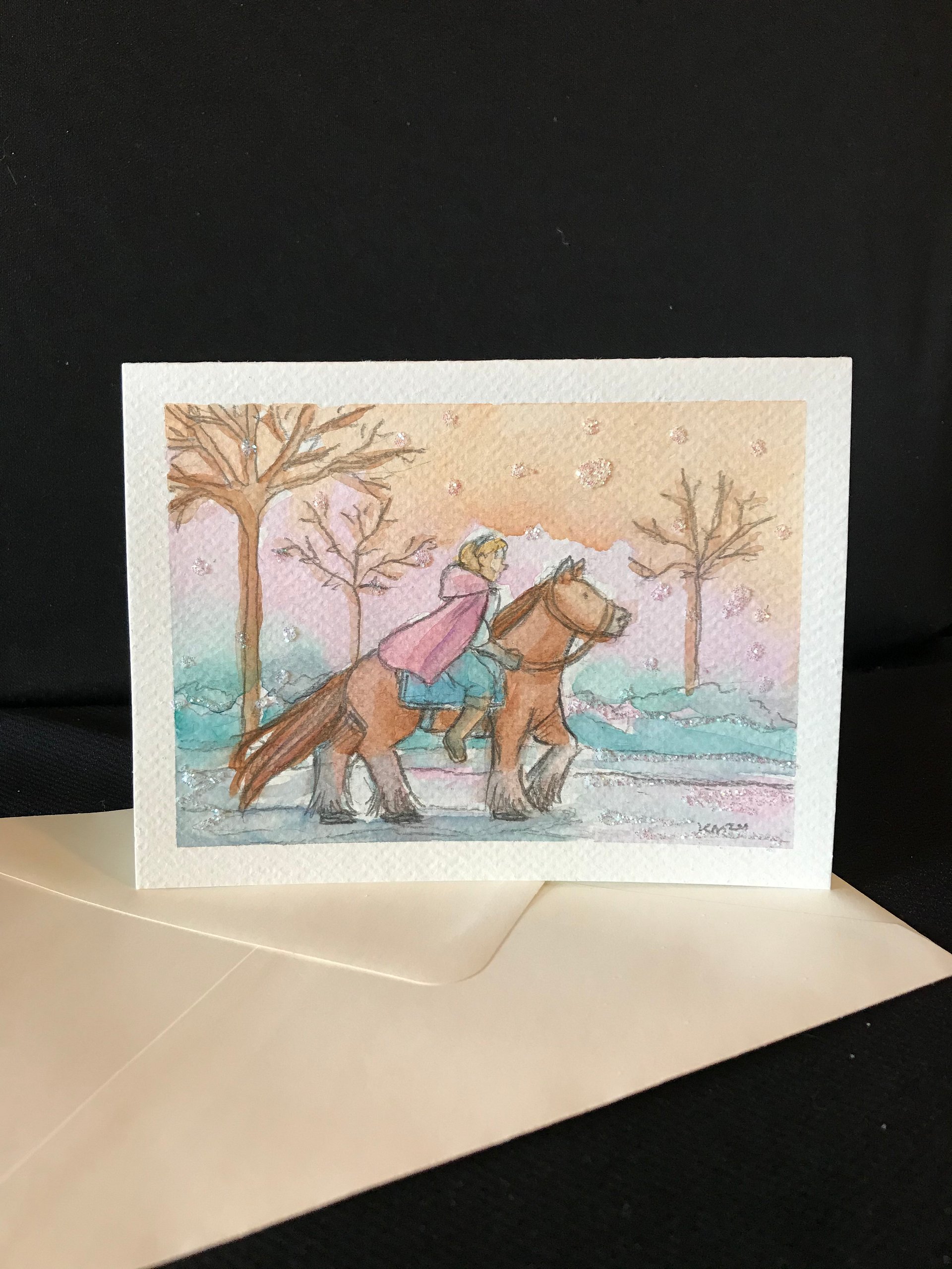 Winter Watercolor Greeting Cards product image (8)