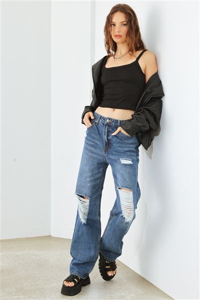 Distressed jeans product image (3)