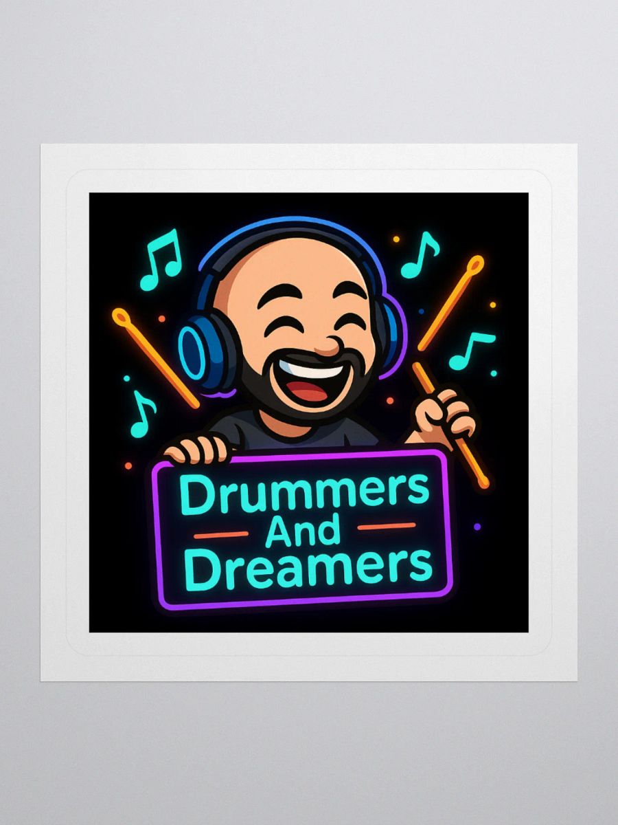 Drummers and Dreamers Sticker product image (1)