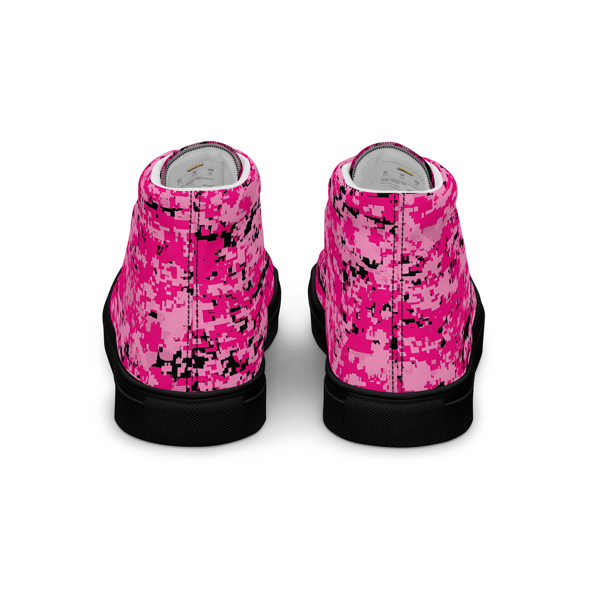 Pink Camo Retro High Tops product image (4)