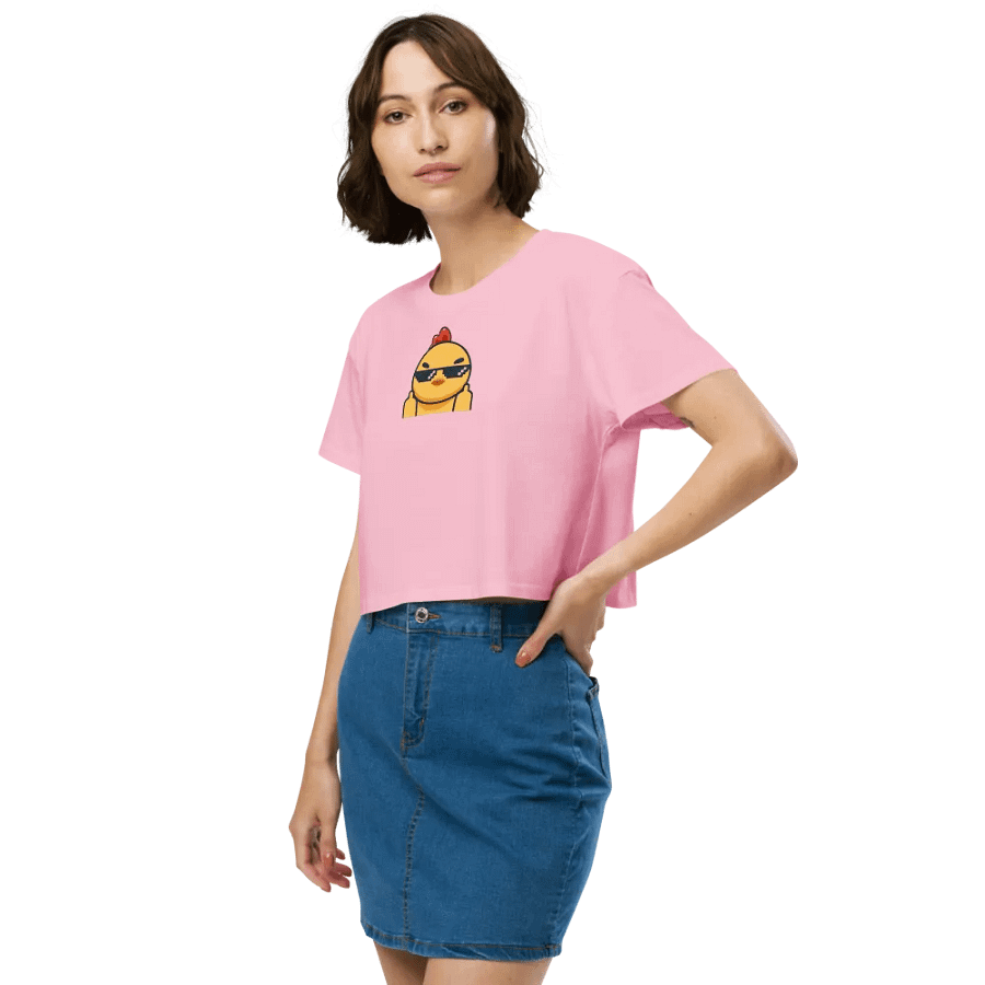 Give no Clucks Crop Top product image (6)