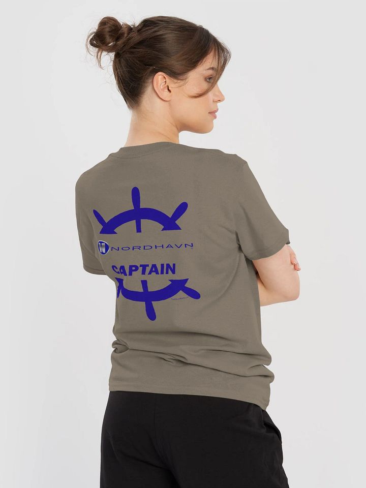 Nordhavn Captain - T-Shirt - Light Shirt w/Blue Logo product image (1)