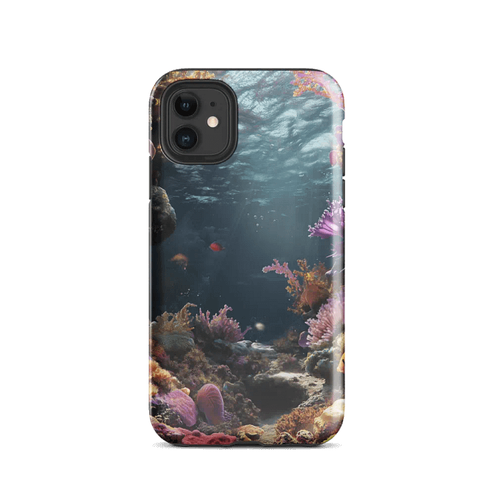 Sunlit Coral Paradise iPhone® Tough Case product image (47)