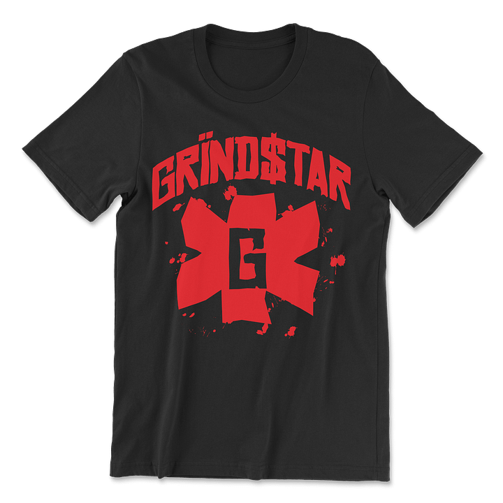 GRIND STAR RED EMBLEM TEE product image (1)