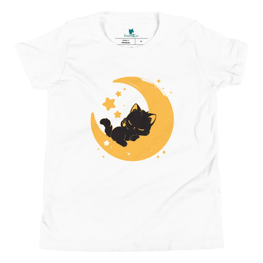 Dreamy Moon Black Cat Kids T-Shirt product image (2)