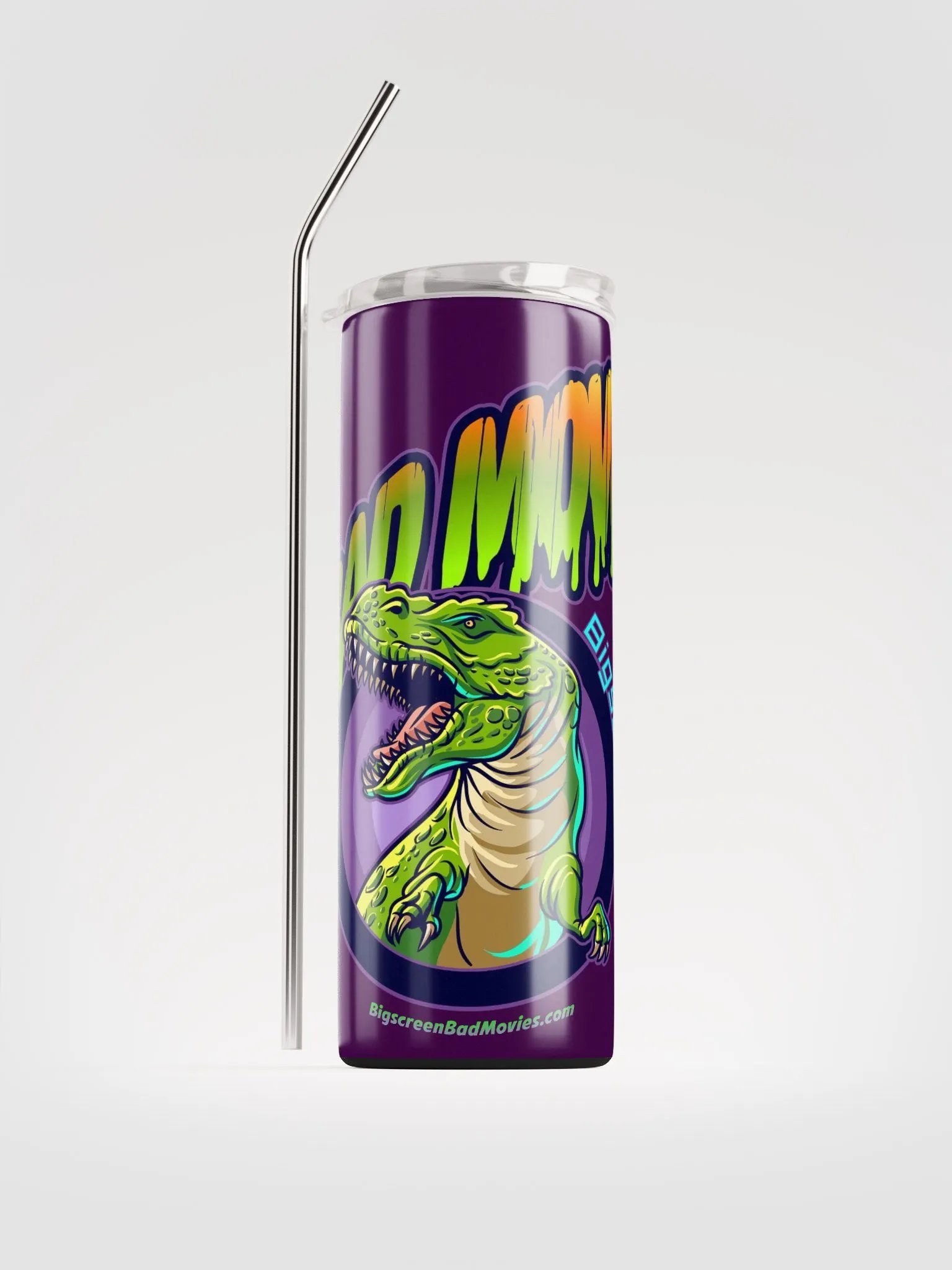 Bad Movies Purple Steel Tumbler product image (1)