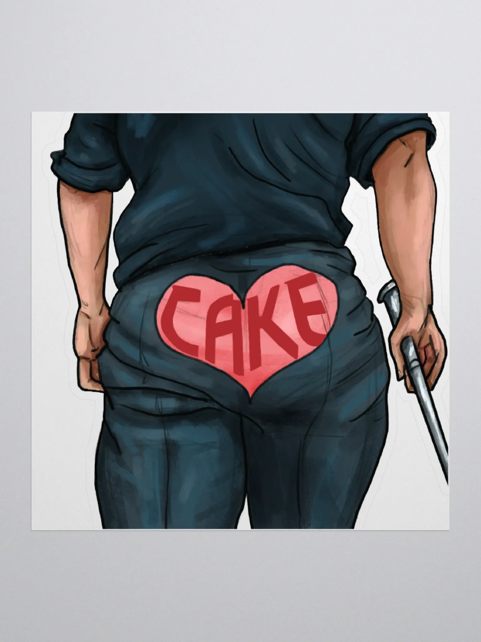 Geralt Cake Sticker product image (3)