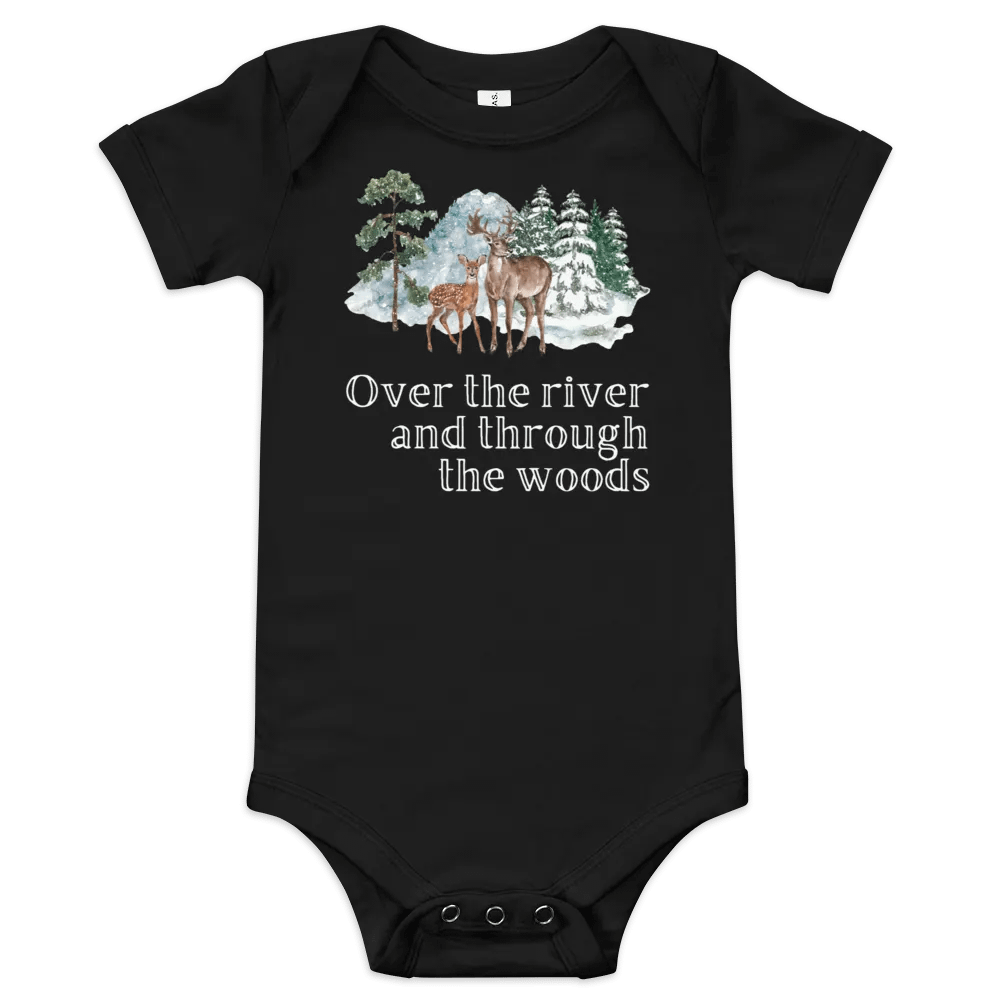 Over the River and Through the Woods Baby Bodysuit product image (1)