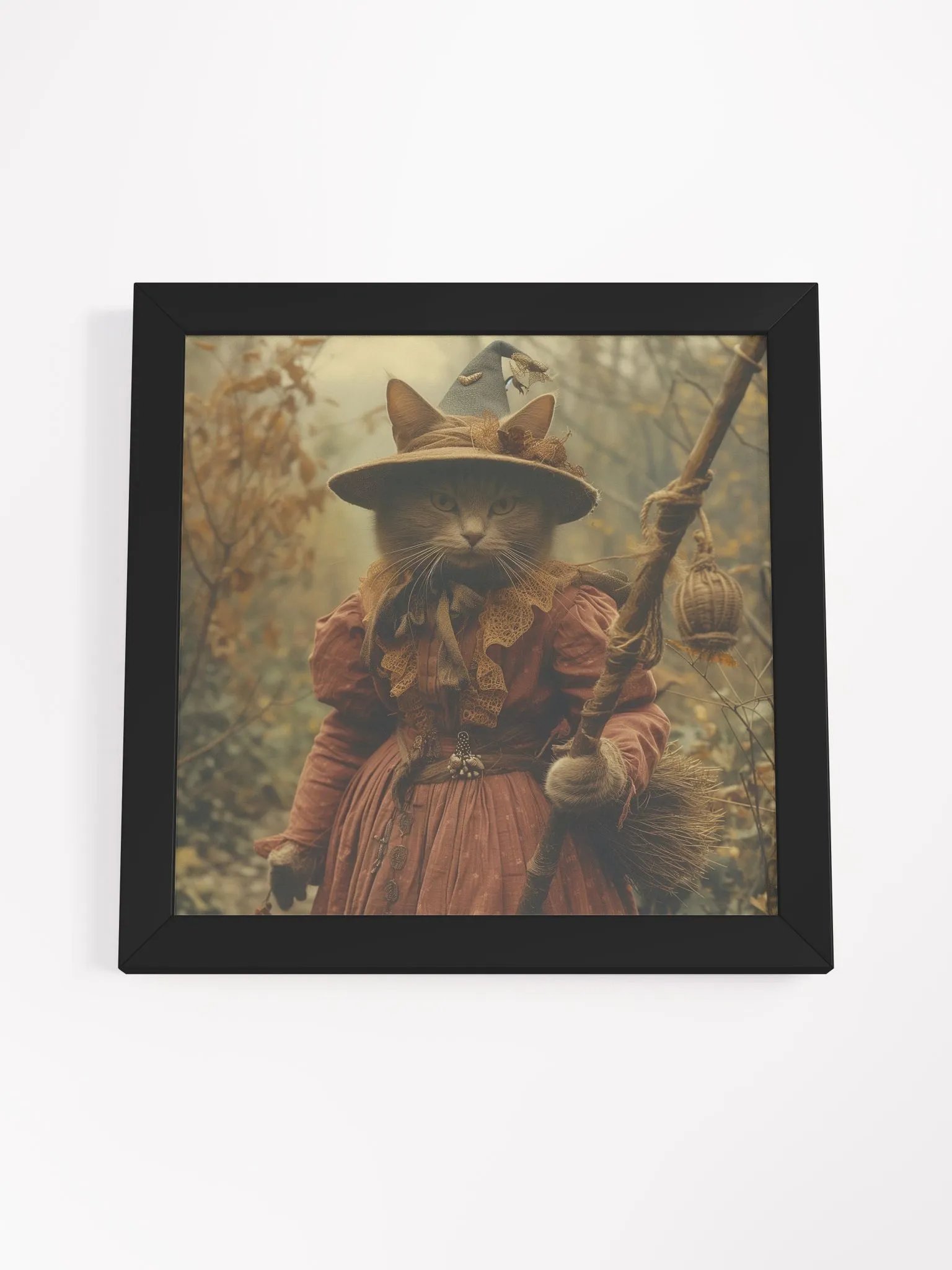 Regal Looking Orange Cat Witch Photography Wall Art product image (34)