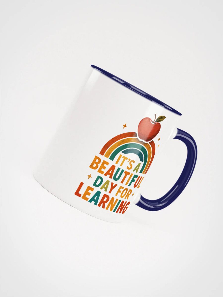 Beautiful Day for Learning Mug – Colorful Rainbow Teacher Cup product image (4)