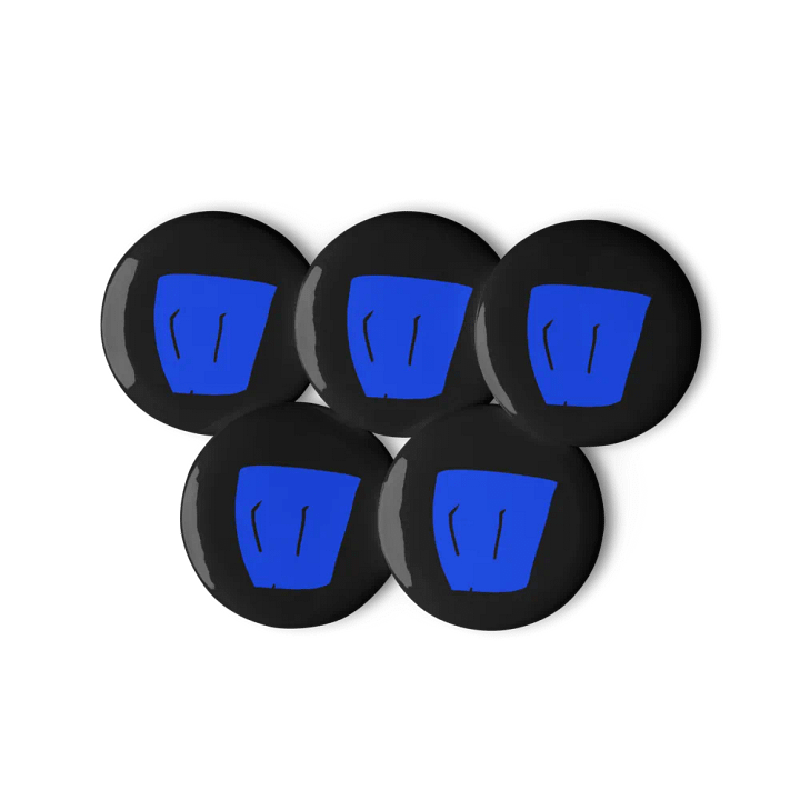 Blue Shorts Pin Button Set product image (3)