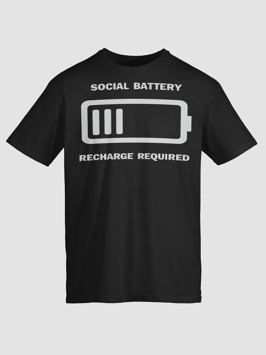 Social Battery Recharge T-Shirt product image (45)
