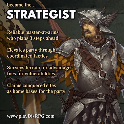 The Strategist is a wholly competent fighter in the moment to moment, but their real strength lies in laying bare the secrets...