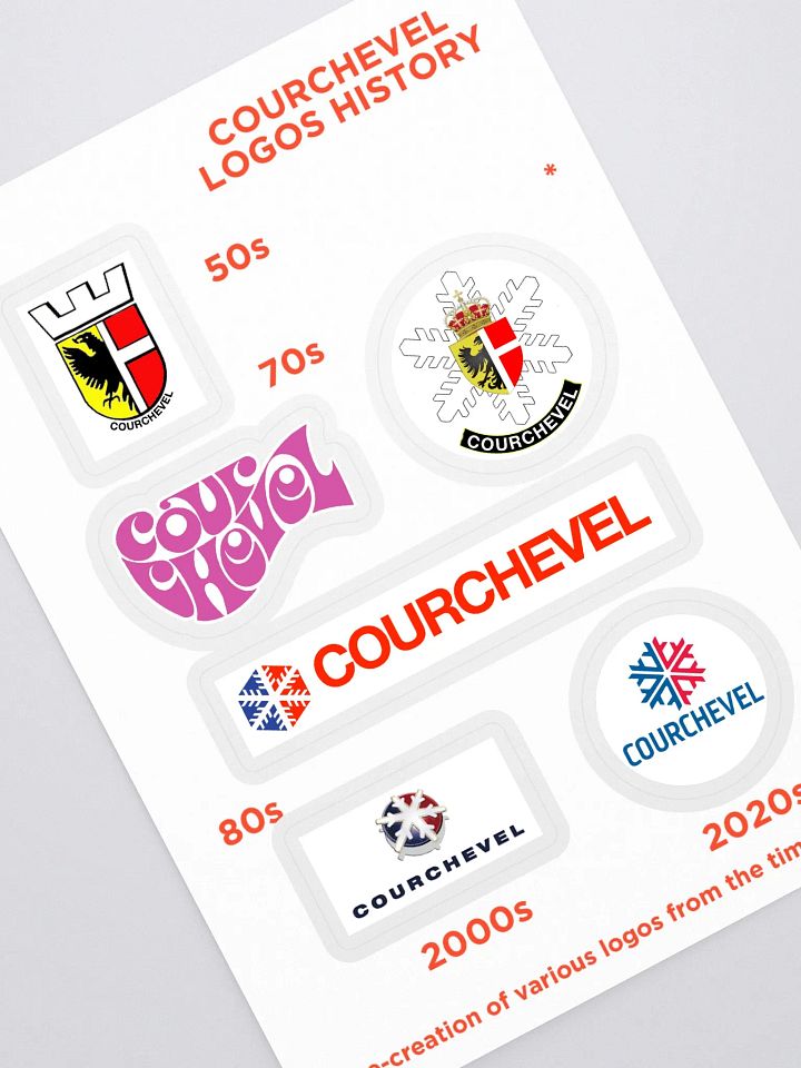 Courchevel stickers product image (1)
