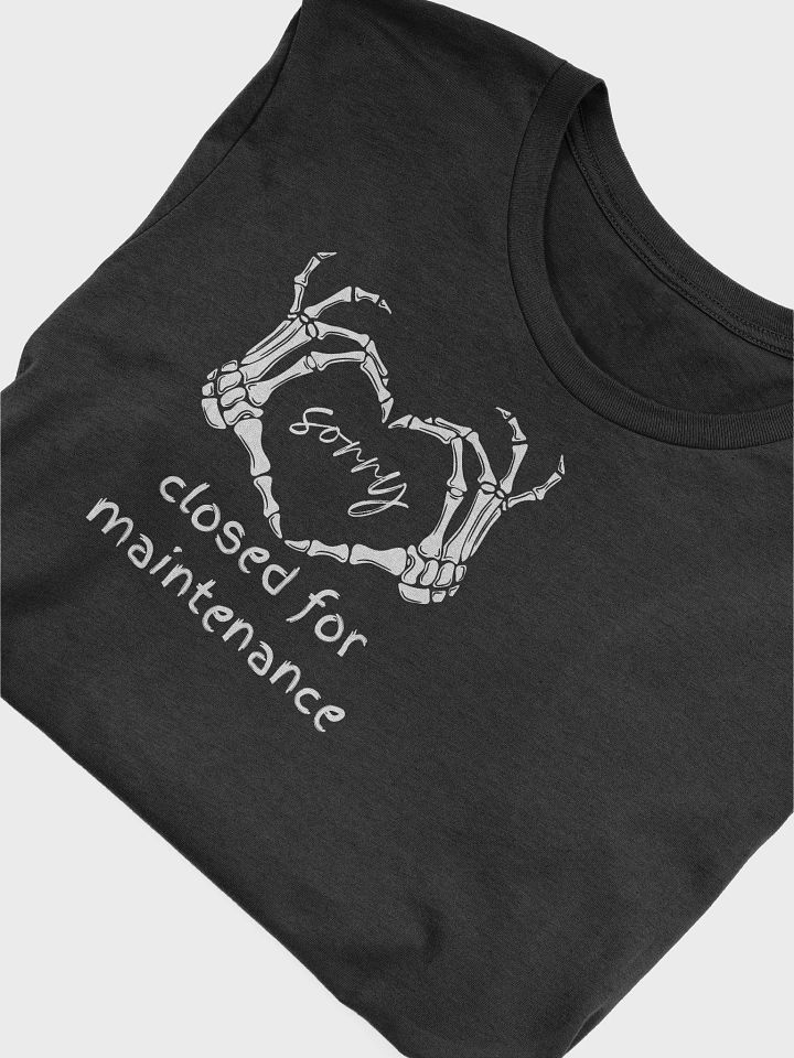 closed heart unisex T-shirt product image (2)