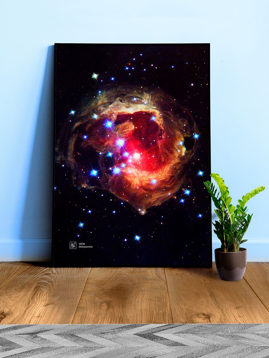 V838, Monocerotis, NASA Hubble Space Telescope — Hi-Res Space poster, science poster, space photo product image (3)