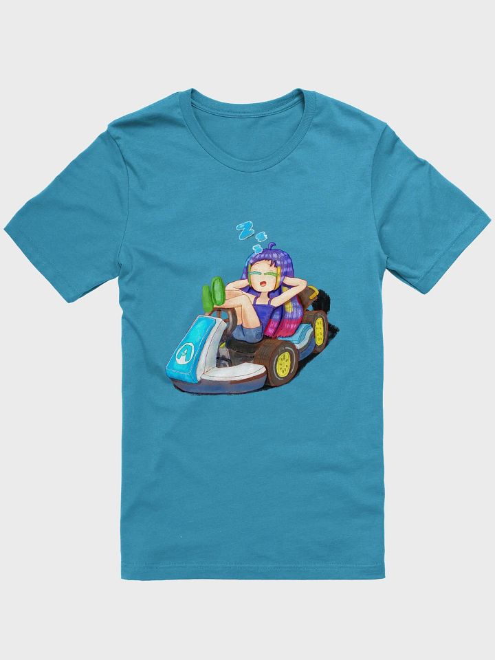 Cute n' seiso Kart Driver Sleeps on his cool Kart T-Shirt product image (1)
