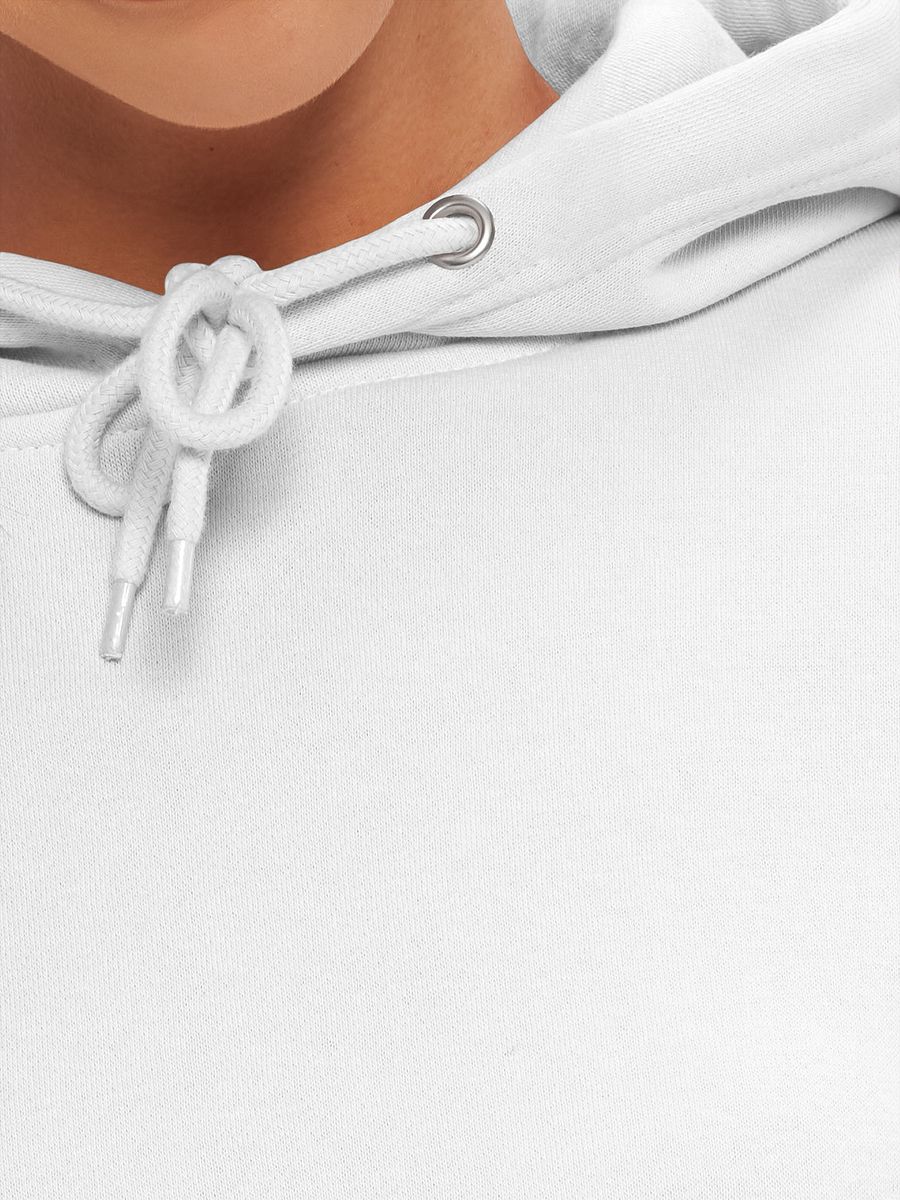 KawaiiKitten Soft Medium Weight Super Comfy White Hoodie product image (7)