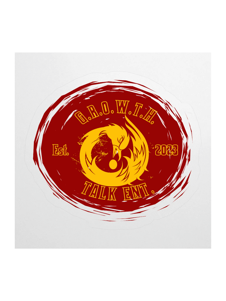 G.R.O.W.T.H. Talk Sankofa sticker (wine) product image (1)