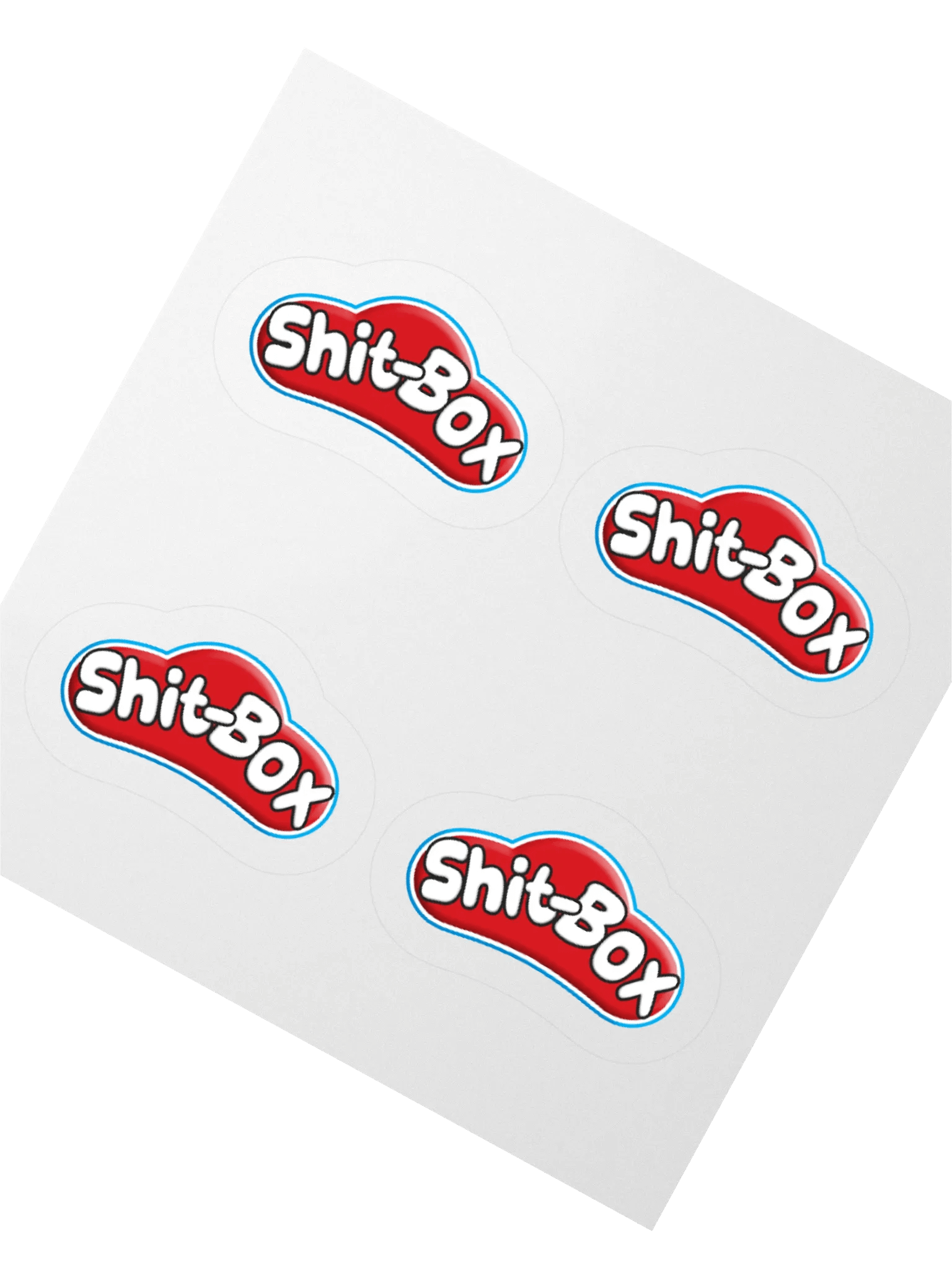 SHIT-BOX STICKERS (4-PACK) product image (2)