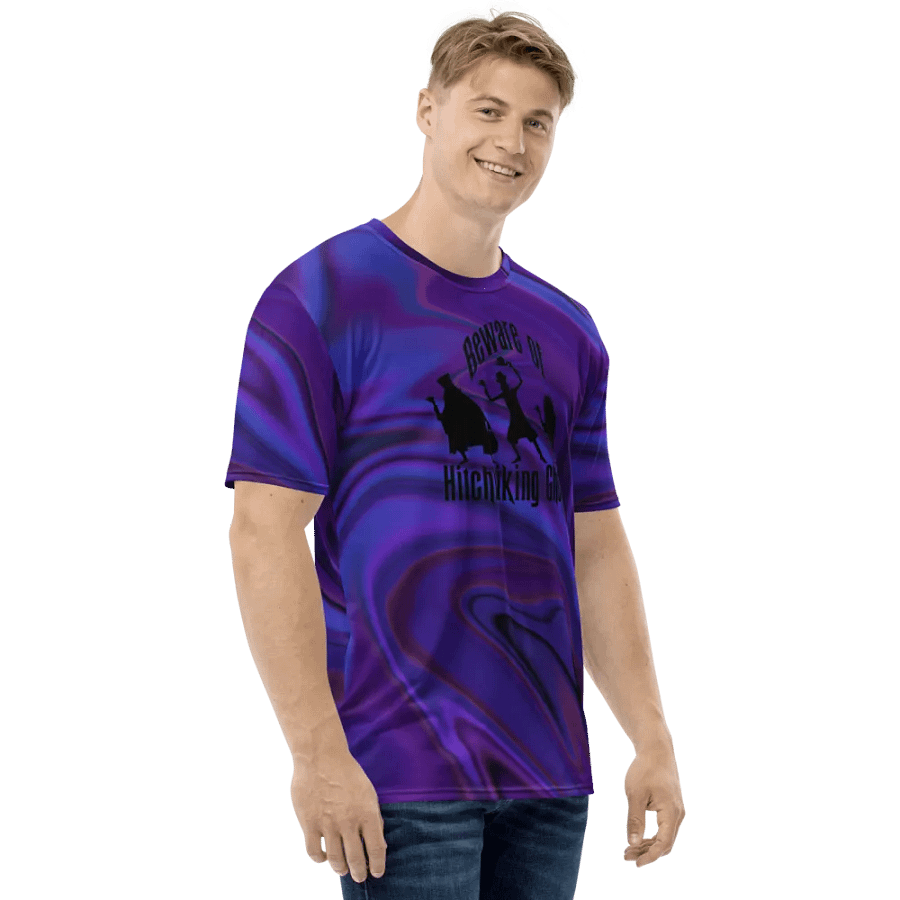 Ghosts On Liquid Blue All-Over Tee product image (4)