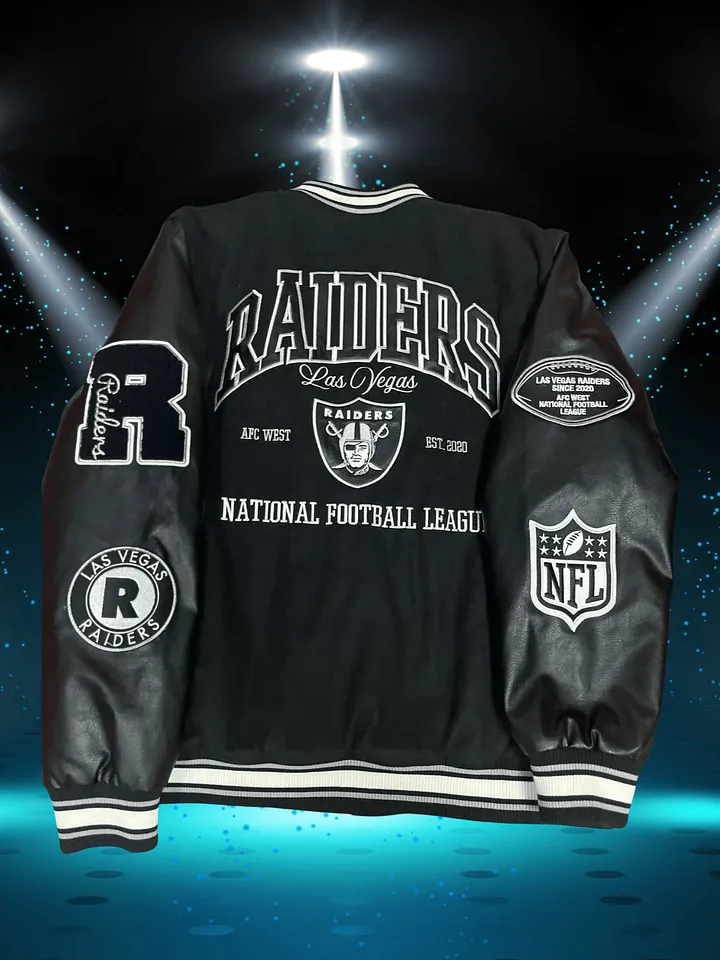 NFL RAIDER Leather Jacket ( Limited to 1pc only / Size - 2XL ) product image (2)