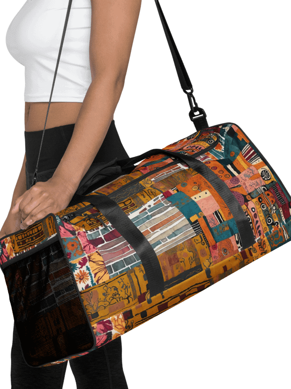 Eclectic Patchwork Paradise Duffle Bag product image (1)