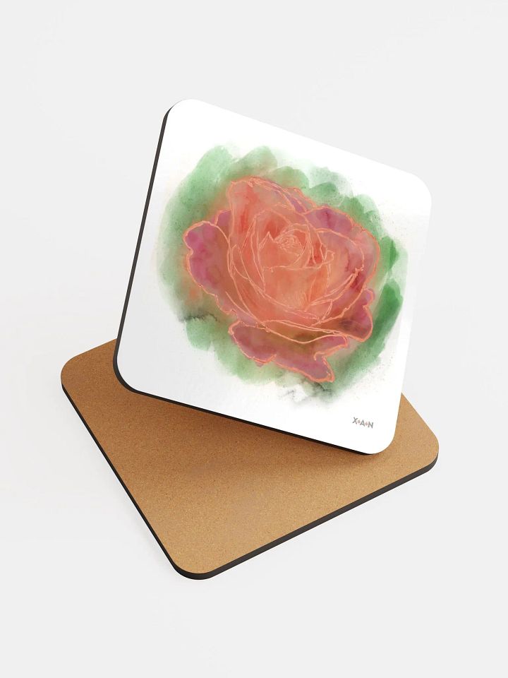 Rose Watercolour (coaster.) product image (2)