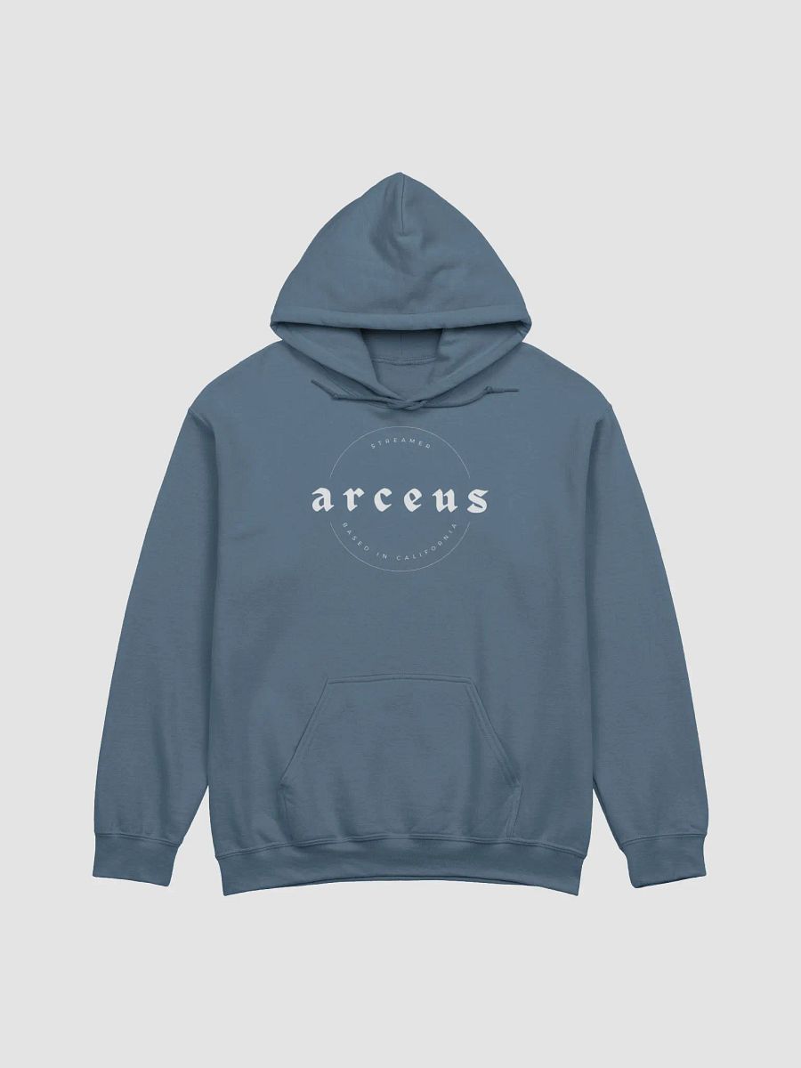 arc logo blue hoodie product image (1)