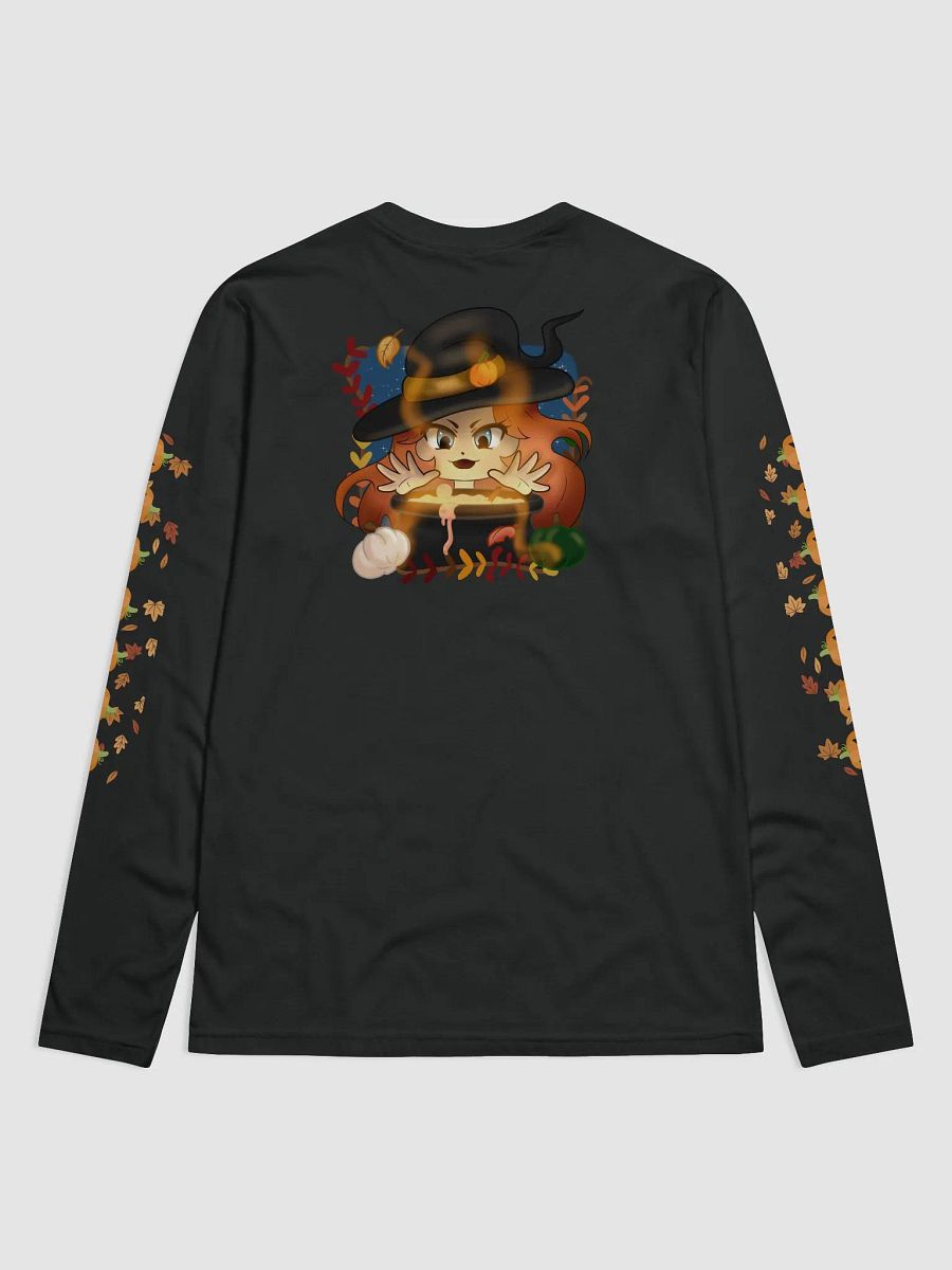 Pumpkin Witch Panda Long Sleeve - Front Design product image (2)