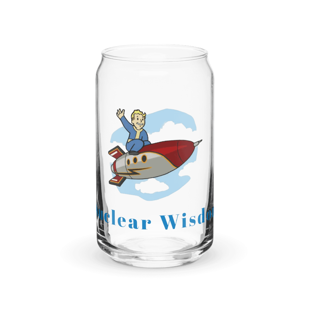 Nuclear Wisdom Can Shaped Glass Cup product image (2)