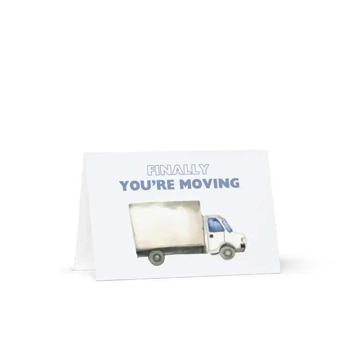 Funny Moving House Greeting Card product image (2)