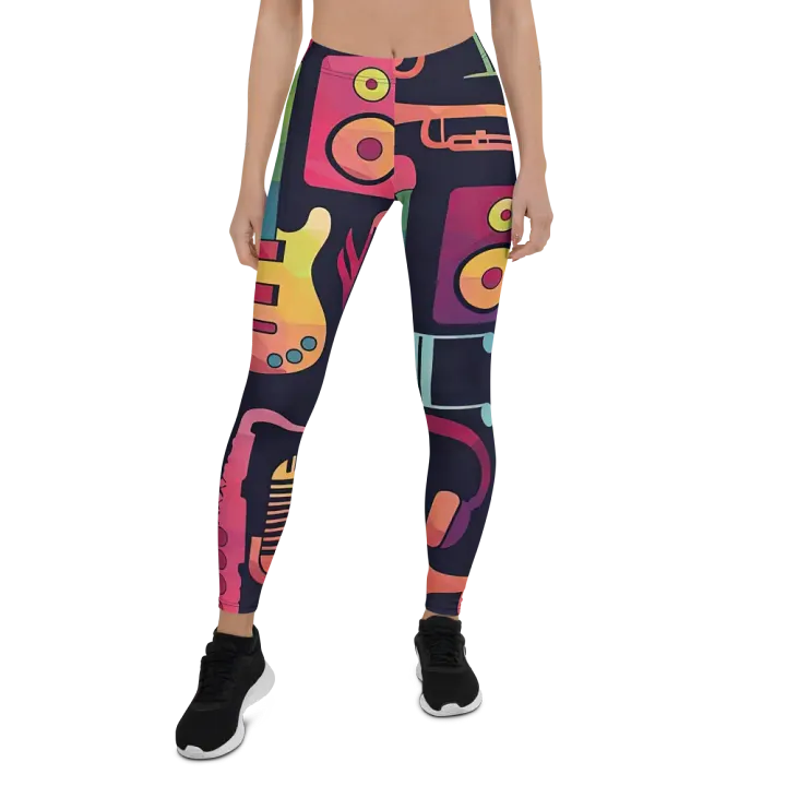 Musical Melody All-Over Leggings product image (1)