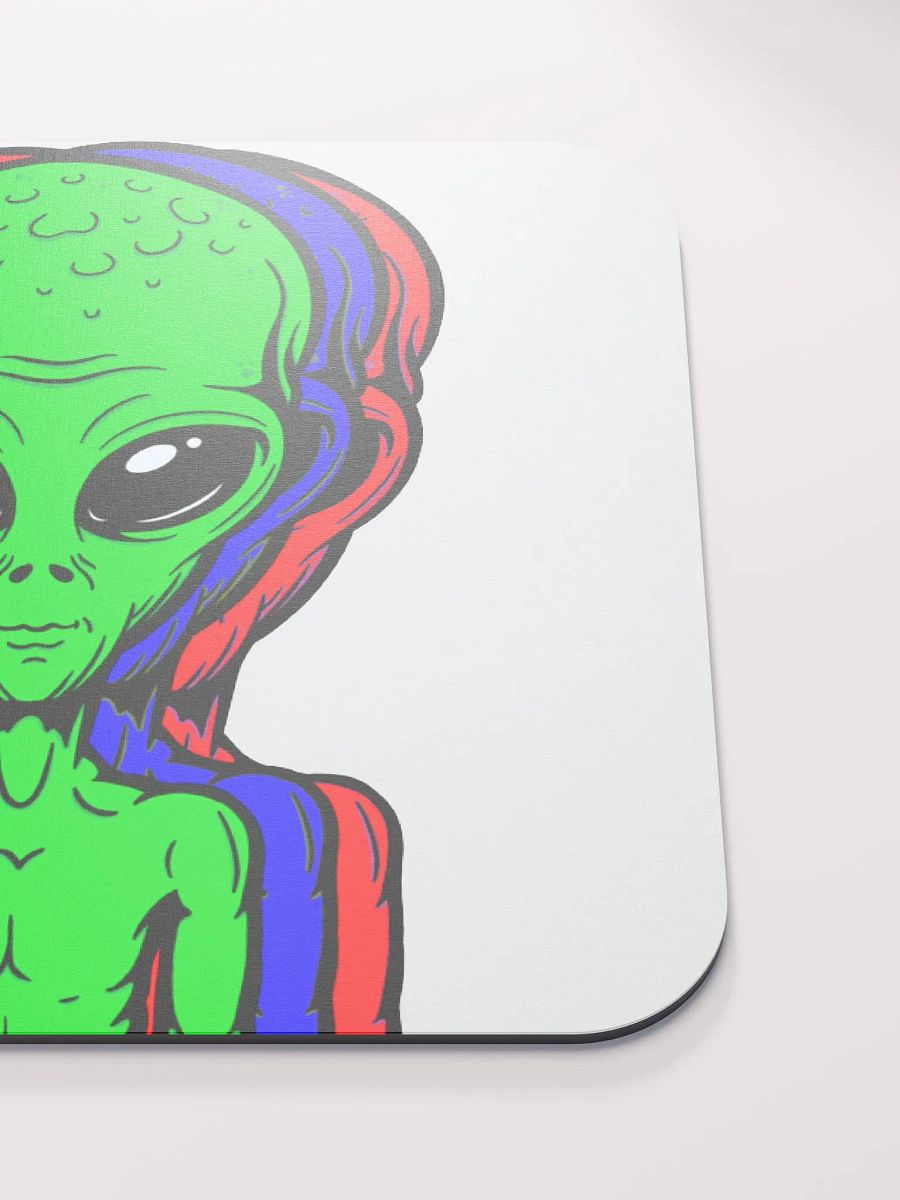 Alien Peace Sign Desk Mat product image (5)