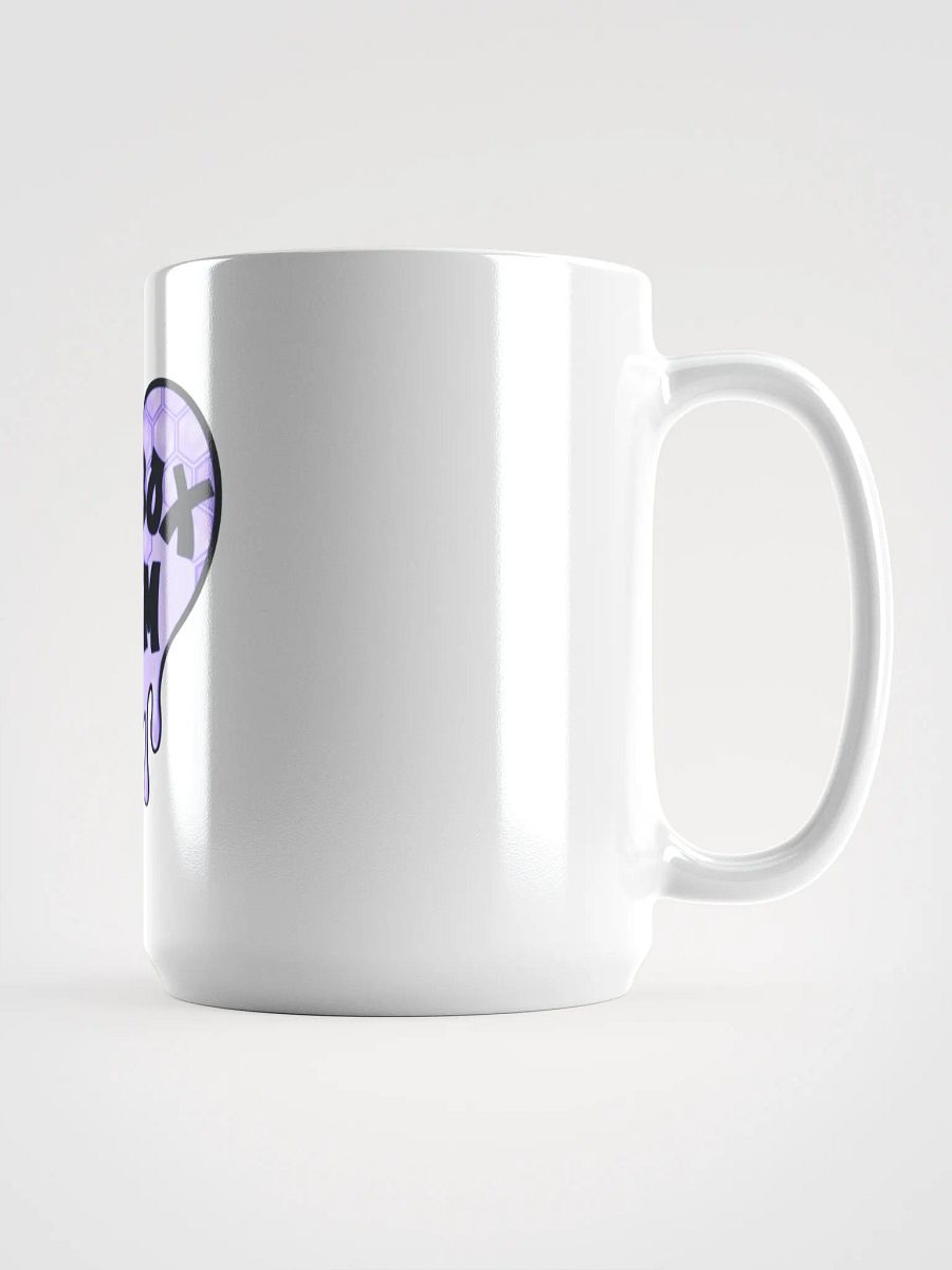 HOT BOX FAM PURPLE HONEY COMB LOGO COFFEE MUG product image (1)