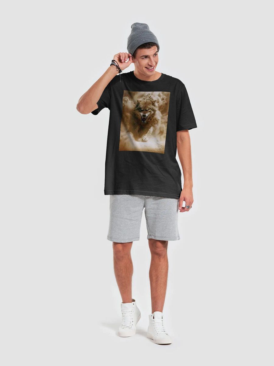 Thunderous Storm Wolf Unisex Tee product image (28)