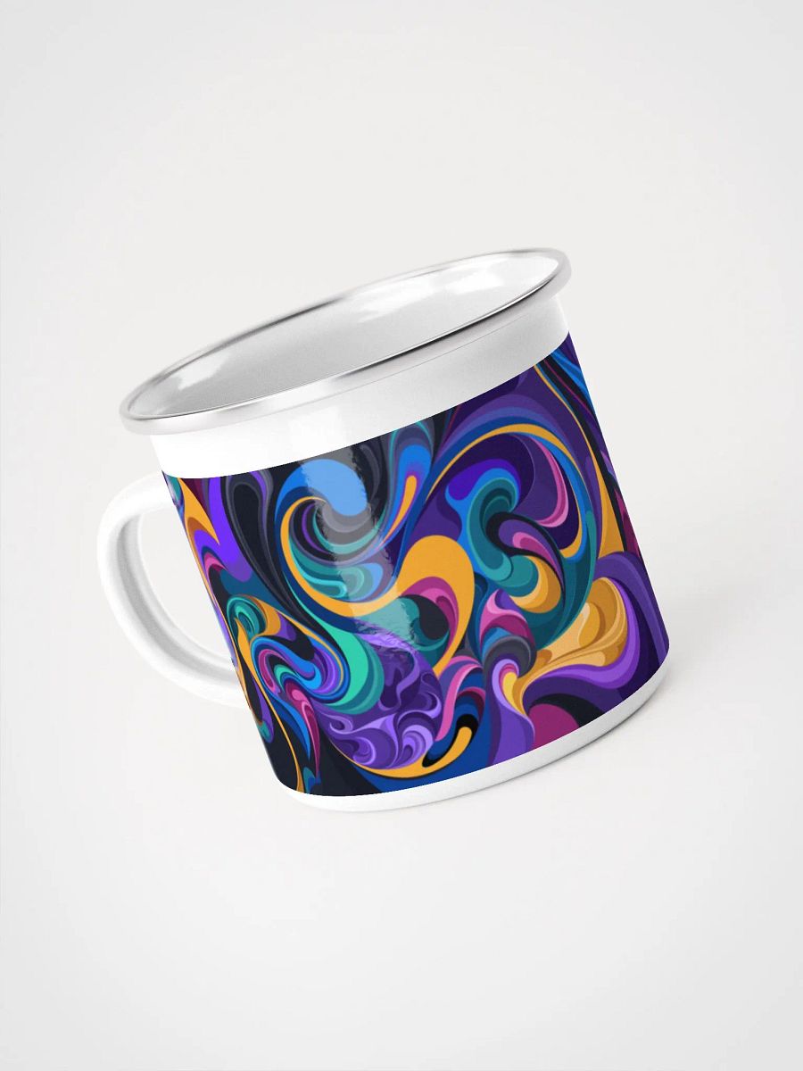 Ethereal Swirl Enamel Mug product image (4)