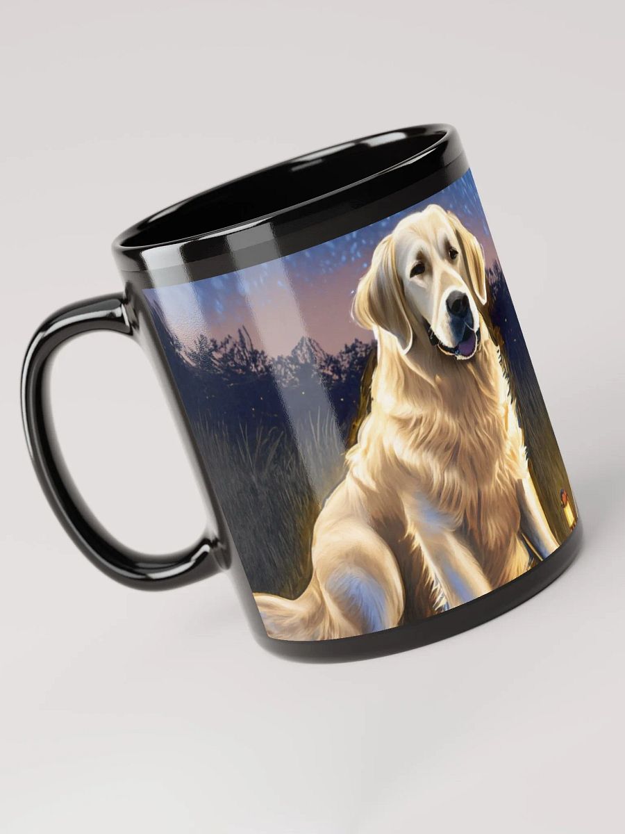 Campfire Companion: Black Glossy Mug for Dog Lovers and Outdoor Enthusiasts product image (5)