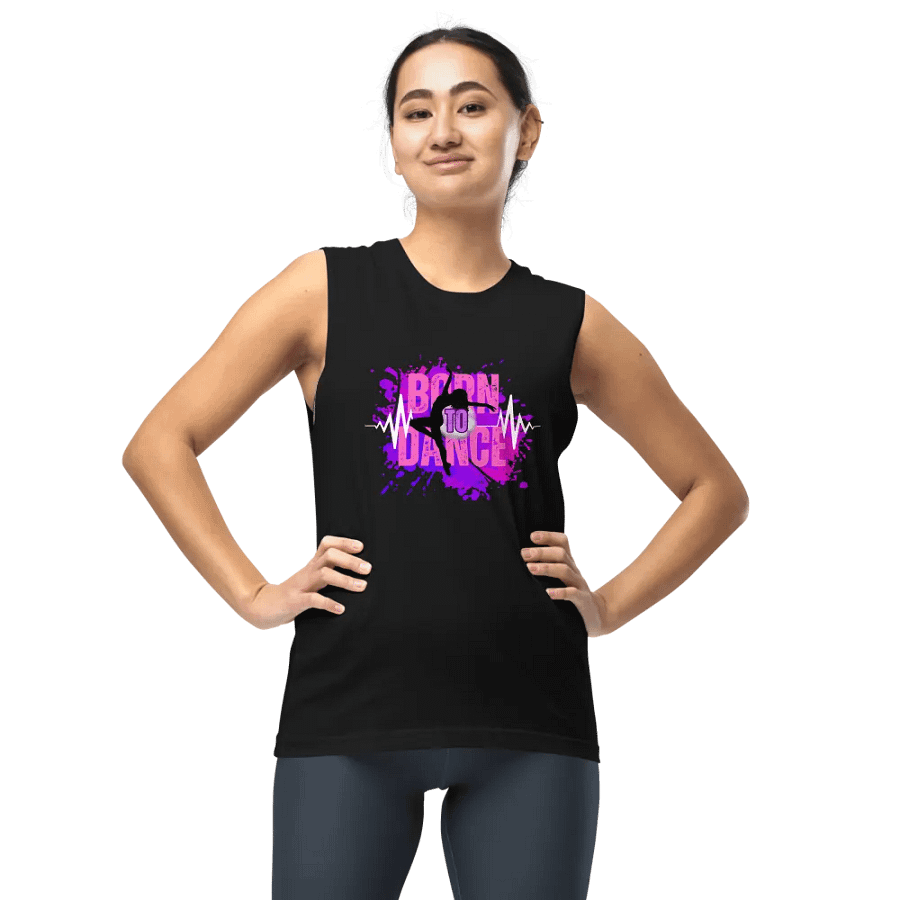 Expressive Born to Dance Her Silhouette Muscle Tank product image (10)
