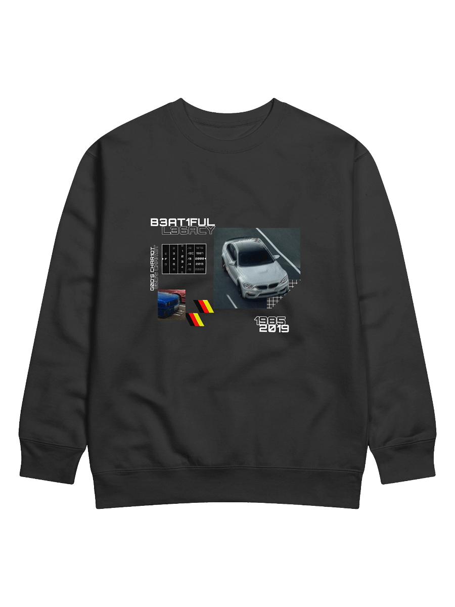 God's Chariot, German Automotive (White) | Crewneck product image (3)