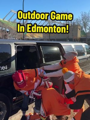 5 essentials for the 2023 Tim Hortons NHL Heritage Classic™! Thanks to @SkipTheDishes GameTime Tarps, we kept the mess and the cold to a minimum!